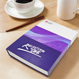 Book Shape Box Outside Inside Custom Printing