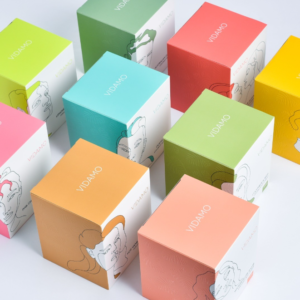 Luxury Candle Packaging Box Auto Close bottom Full Colors Printing