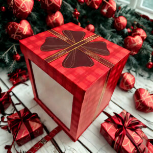 Magnetic Gift Box With Clear Plastic Window