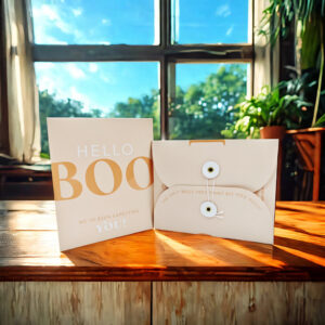 Both Sides Printing Paper Envelope With Grommet Ropes