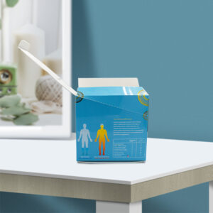 Paper Display Master Box With Gold Foil Custom Printing