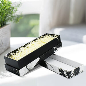 Black Lid Base Luxury Gift Box Custom Printing
