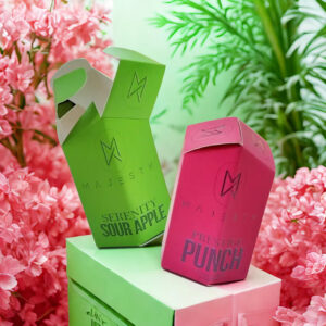 Paper Hexagon Box With Petal Top