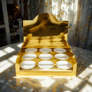 Luxury Gold Paper Display Retail Master Box