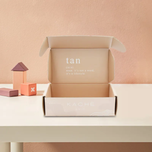 Red Roll End Tuck Front corrugated Box