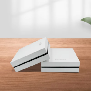 Lid base gift box with neck