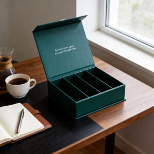 Magnetic Closure Rigid Gift Box with Paper Dividers